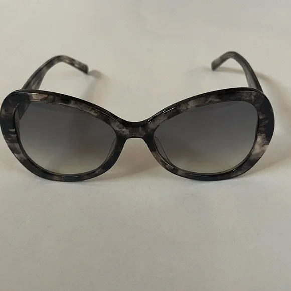 MCM Women\'s Grey Marble Sunglasses MCM 156S 033 Browline Marble Grey Tortoise Gunmetal  main image 2